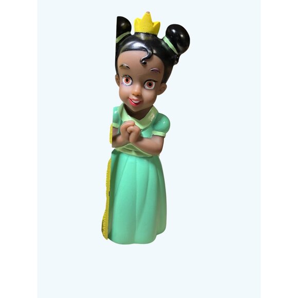 Princess Tiana Small Soft Vinyl Squeak Toy Disney Character Figurine 5.5" Tall - Picture 10 of 10
